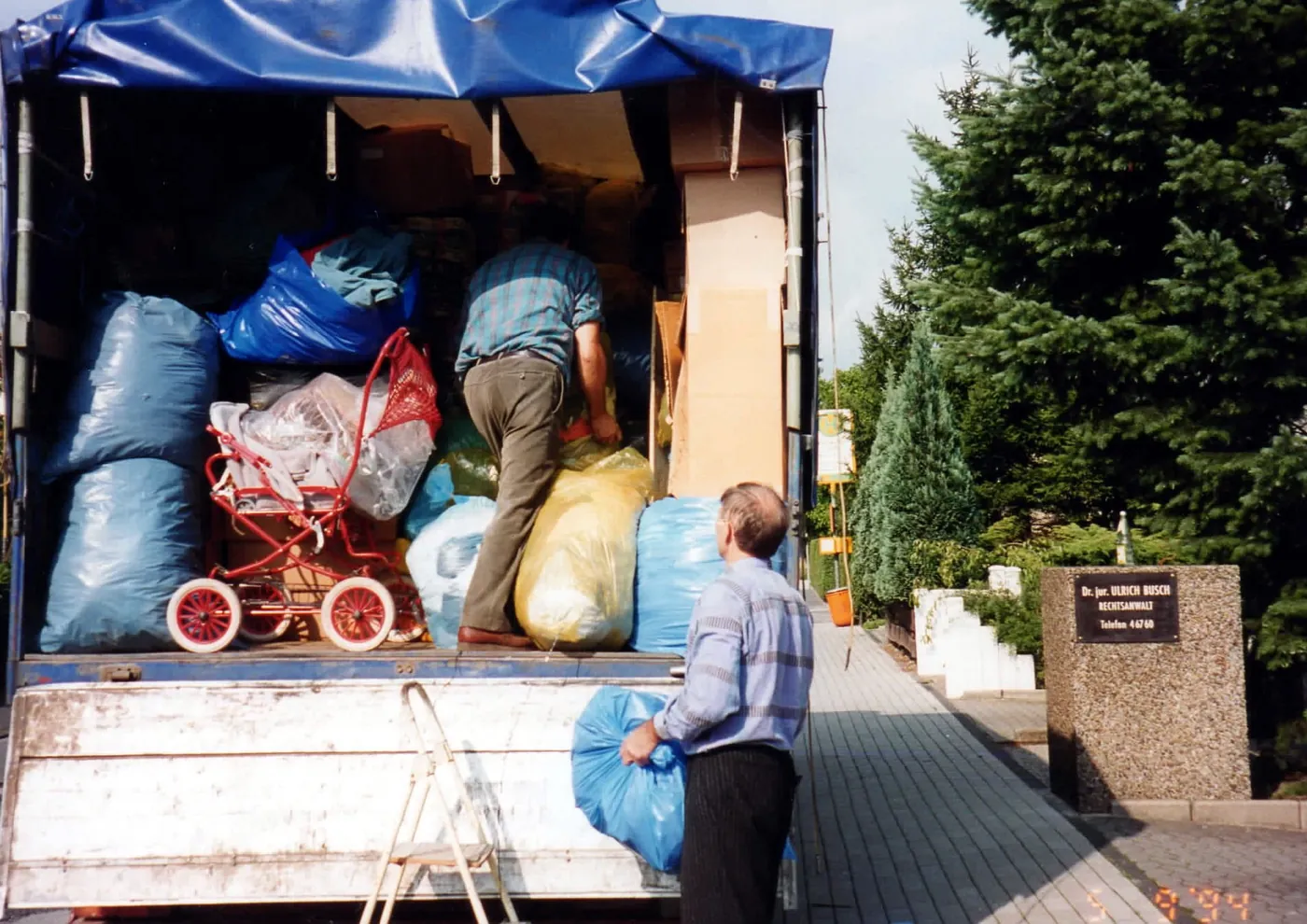 Humanitärer Hilfstransport in die Ukraine, 1994